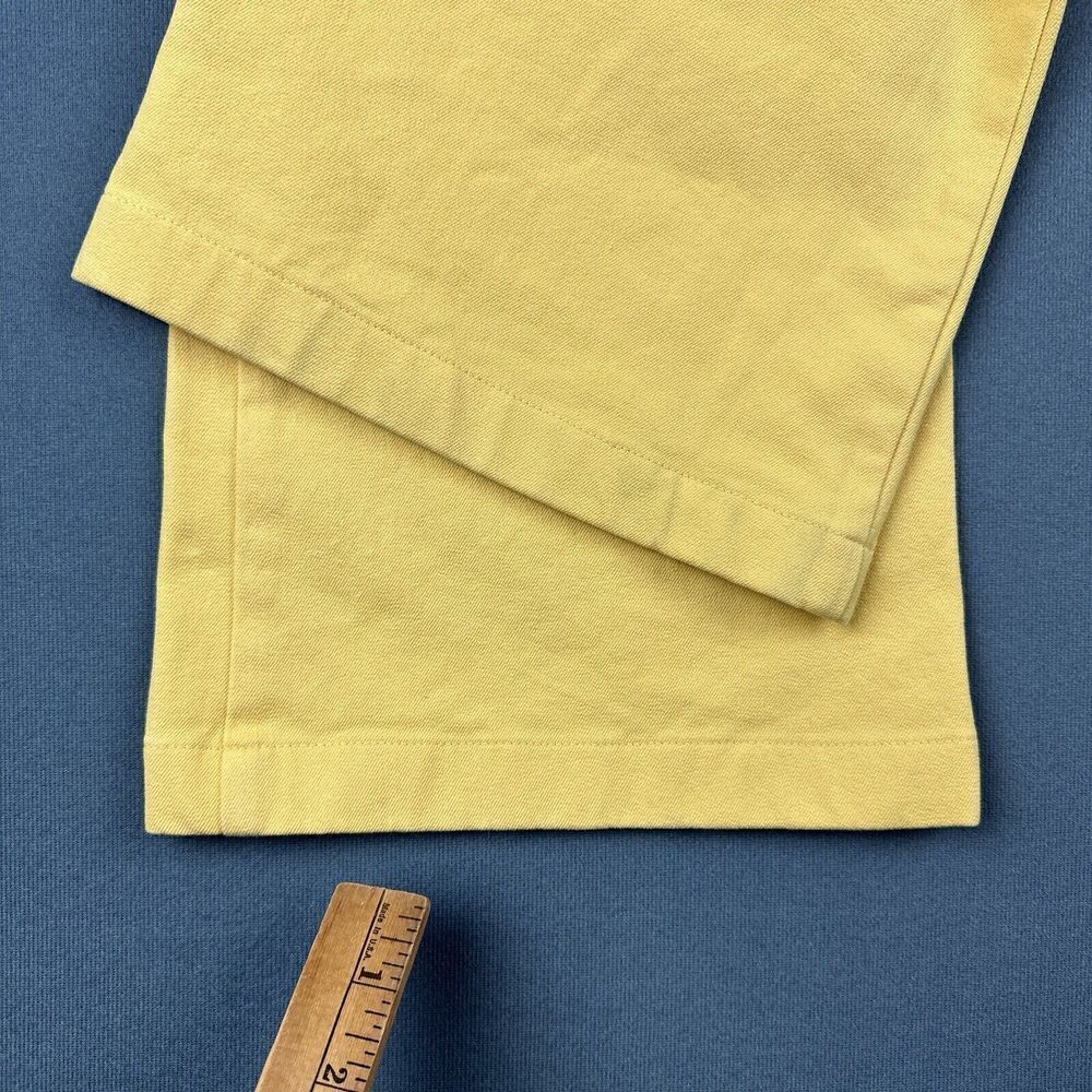St John Sport Jeans Pants Womens 2 Yellow High Rise Flared Leg Stretch Boho* - Picture 10 of 16